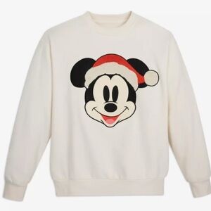 Santa Mickey Mouse Holiday Fashion Pullover Sweatshirt